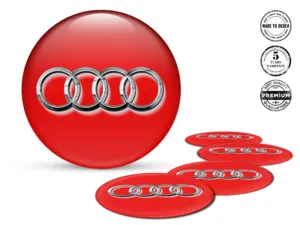 Audi Ruota Adesivi Versione Etichette Cupola Resina
